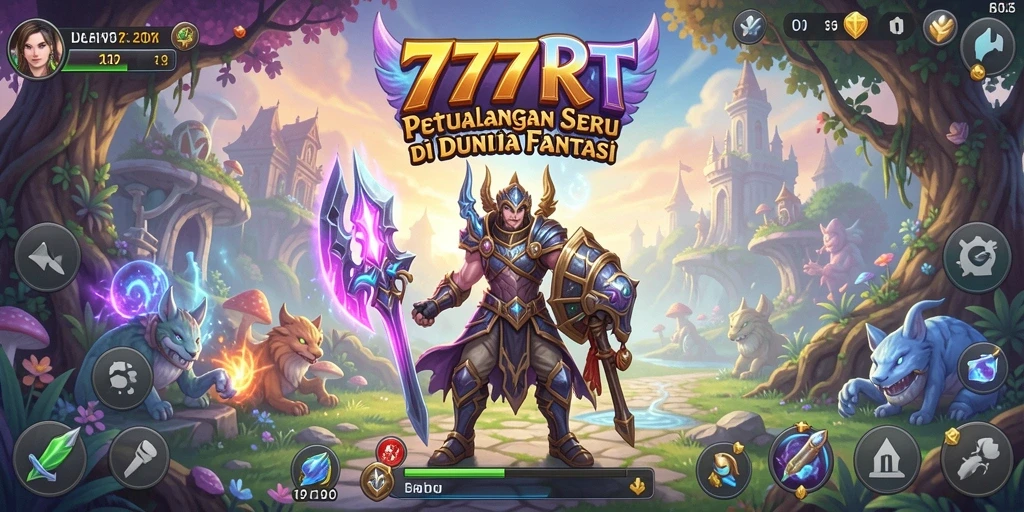 Gameplay menegangkan di dunia fantasi yang indah.