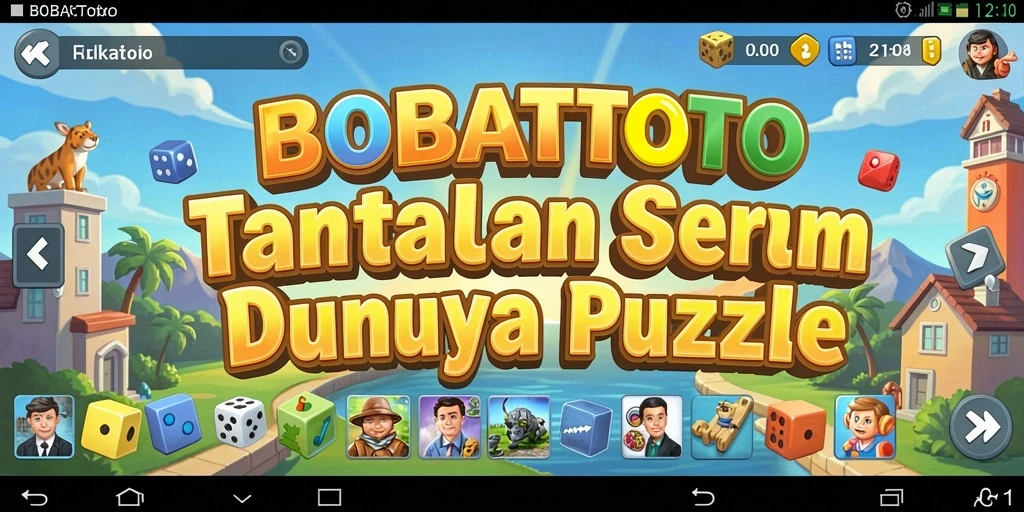 Tampilan gameplay BOBATOTO yang penuh warna dan menantang.