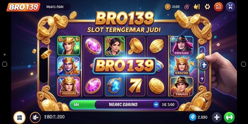 Tampilan gameplay Slot yang menarik dan penuh warna di BRO138.