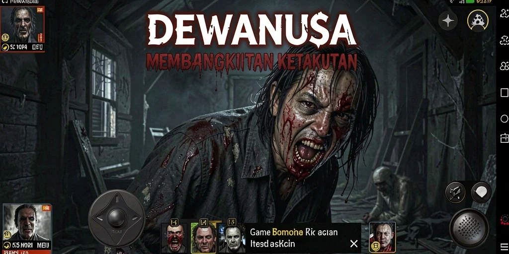 Tampilan gameplay menyeramkan DEWANUSA yang memikat.