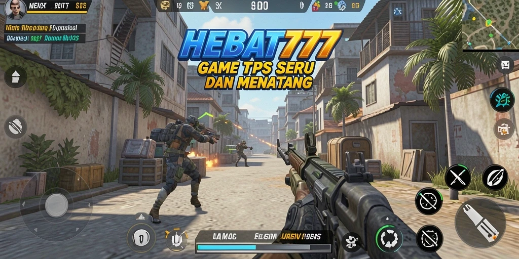 Gameplay seru HEBAT777 menunjukkan aksi tembak-menembak yang mendebarkan.