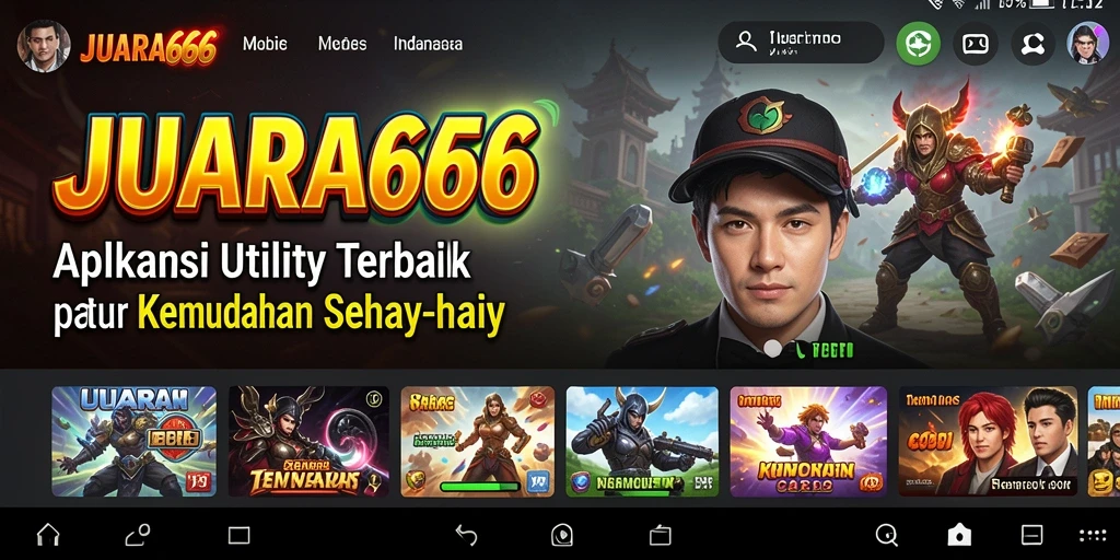 Tampilan antarmuka JUARA666 yang memudahkan pengaturan aktivitas.