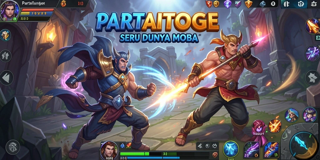 Tampilan gameplay seru dalam PARTAITOGEL dengan karakter unik.