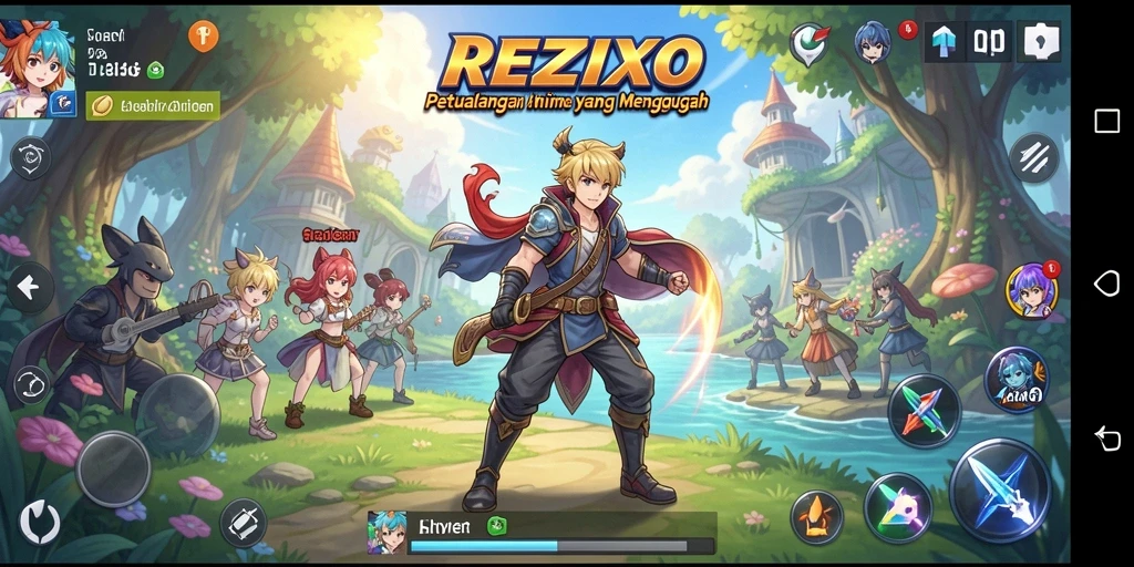 Tangkap momen seru gameplay dalam REZIXO yang penuh aksi.