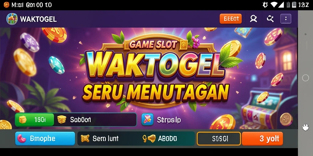 Tampilan gameplay menarik dari WAKTOGEL saat bermain Slot.
